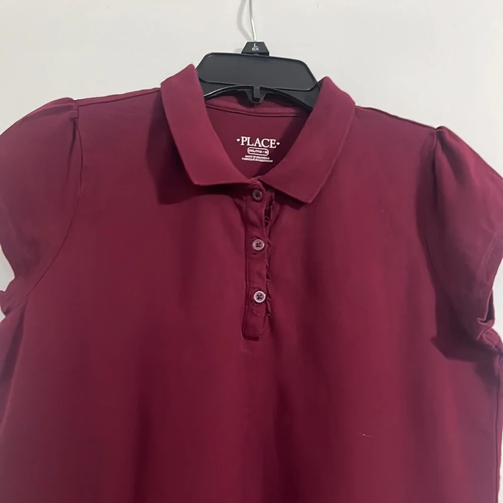 Set of 4 Girl’s School Uniform short sleeve Polo Shirts - The Children’s Place